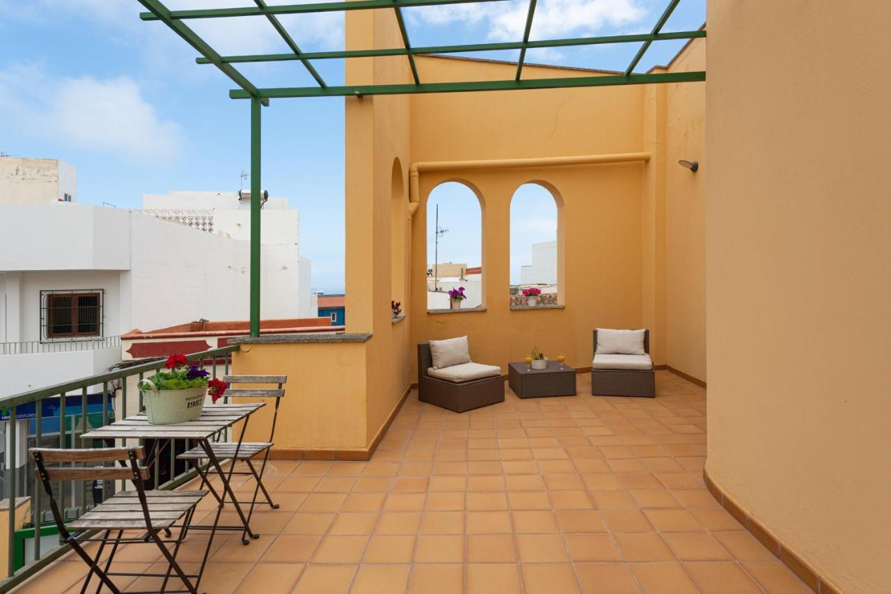 The Yellow House - Solarium - Climatized Pool Gáldar Kültér fotó