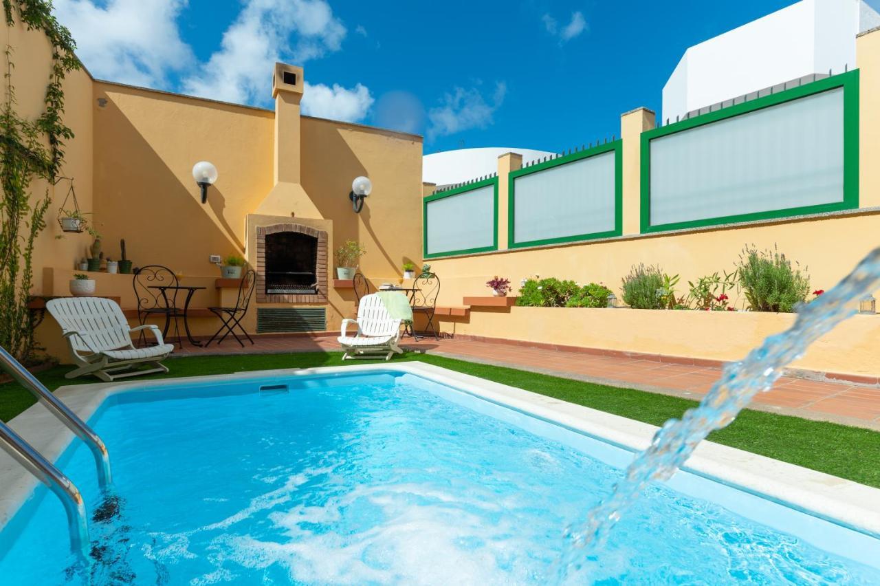The Yellow House - Solarium - Climatized Pool Gáldar Kültér fotó